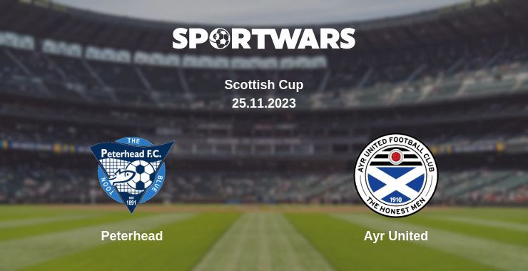 Peterhead — Ayr United watch online for free 25.11.2023