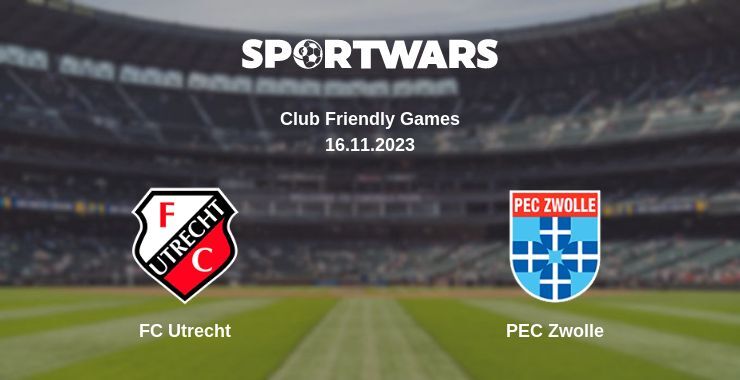 FC Utrecht — PEC Zwolle watch online for free 16.11.2023