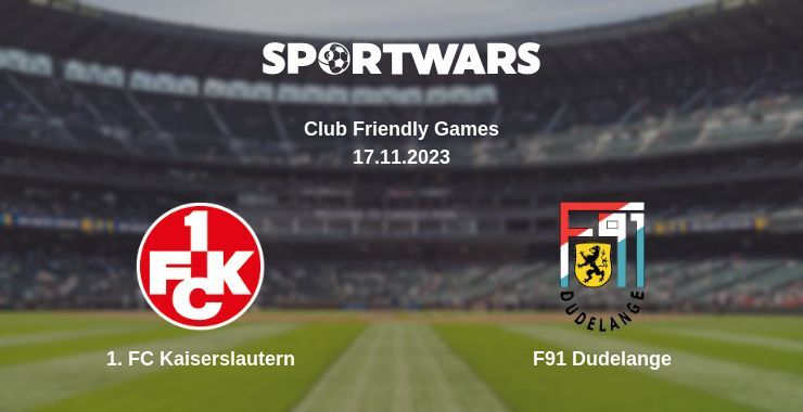 1. FC Kaiserslautern — F91 Dudelange watch online for free 17.11.2023