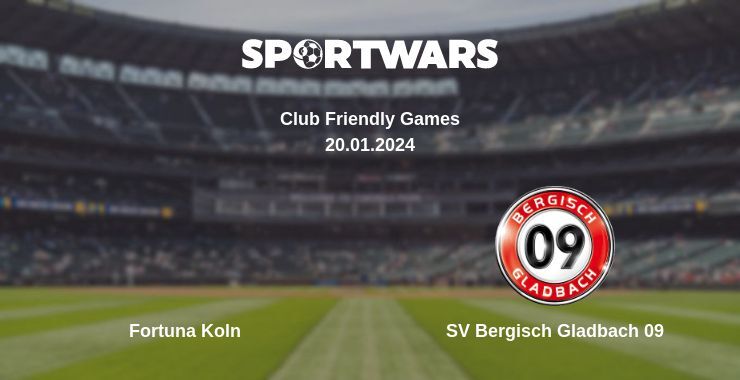 Fortuna Koln — SV Bergisch Gladbach 09 watch online for free 20.01.2024