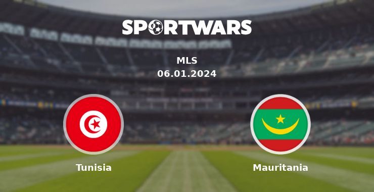 Tunisia — Mauritania watch online for free 06.01.2024