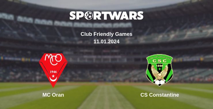 MC Oran — CS Constantine watch online for free 11.01.2024