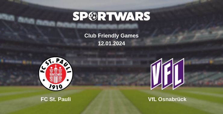 FC St. Pauli — VfL Osnabrück watch online for free 12.01.2024