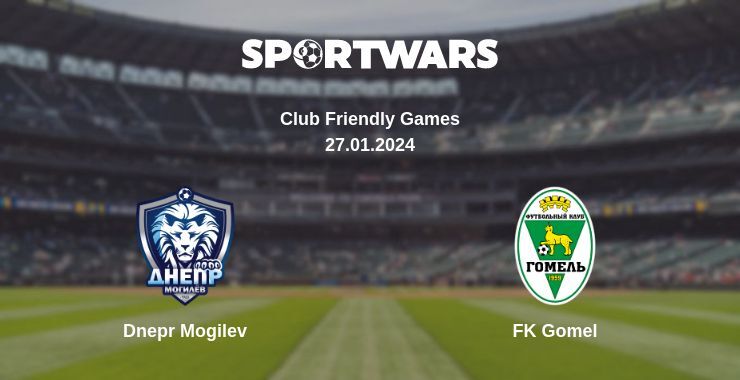 Dnepr Mogilev — FK Gomel watch online for free 27.01.2024