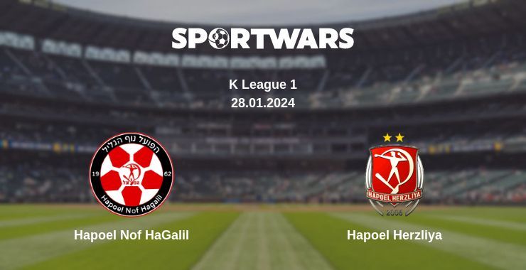 Hapoel Nof HaGalil — Hapoel Herzliya watch online for free 28.01.2024