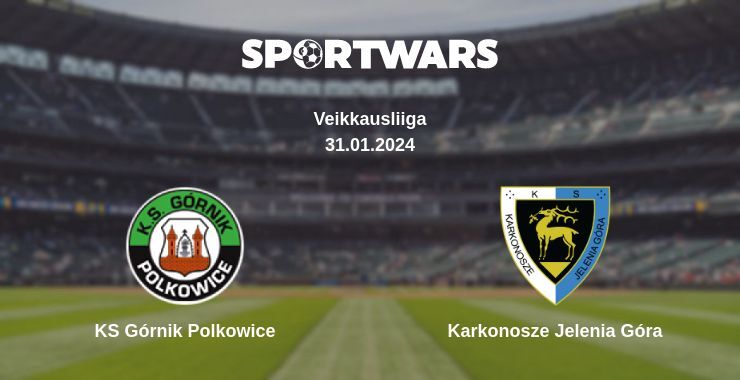 KS Górnik Polkowice — Karkonosze Jelenia Góra watch online for free 31.01.2024