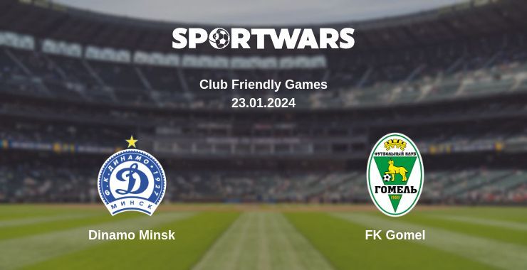 Dinamo Minsk — FK Gomel watch online for free 23.01.2024