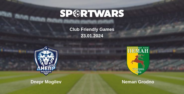 Dnepr Mogilev — Neman Grodno watch online for free 23.01.2024