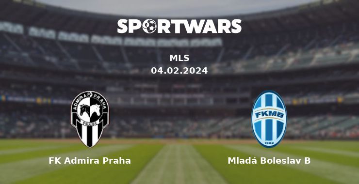 FK Admira Praha — Mladá Boleslav B watch online for free 04.02.2024