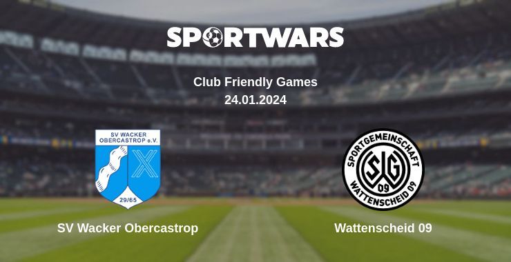 SV Wacker Obercastrop — Wattenscheid 09 watch online for free 24.01.2024