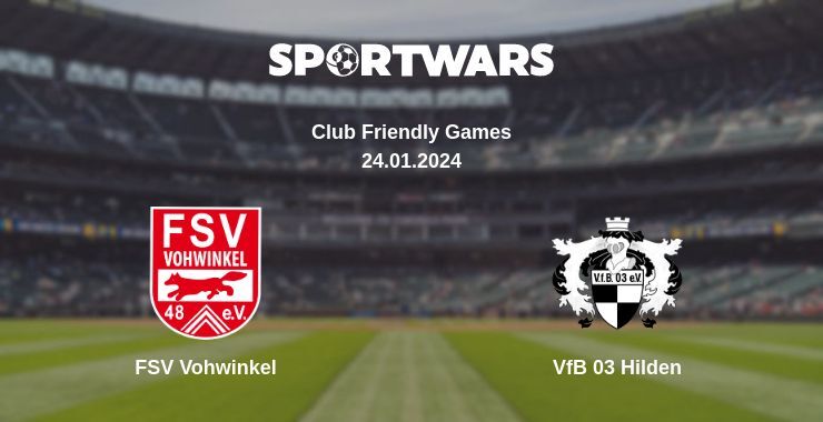 FSV Vohwinkel — VfB 03 Hilden watch online for free 24.01.2024