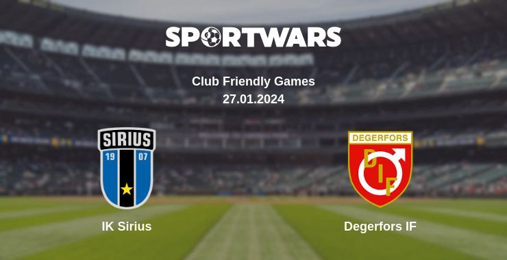 IK Sirius — Degerfors IF watch online for free 27.01.2024