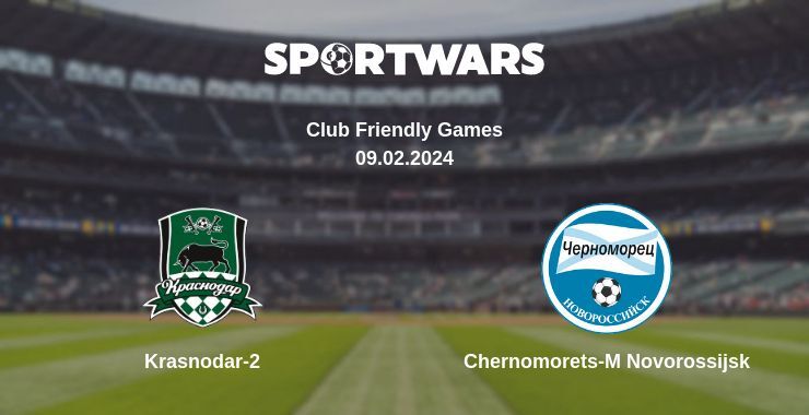 Krasnodar-2 — Chernomorets-M Novorossijsk watch online for free 09.02.2024