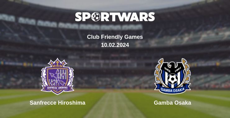 Sanfrecce Hiroshima — Gamba Osaka, where to watch online broadcast, 10.02.2024