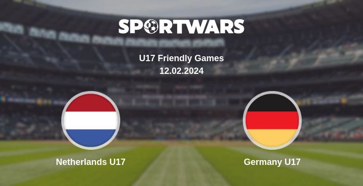 Netherlands U17 — Germany U17 watch online for free 12.02.2024