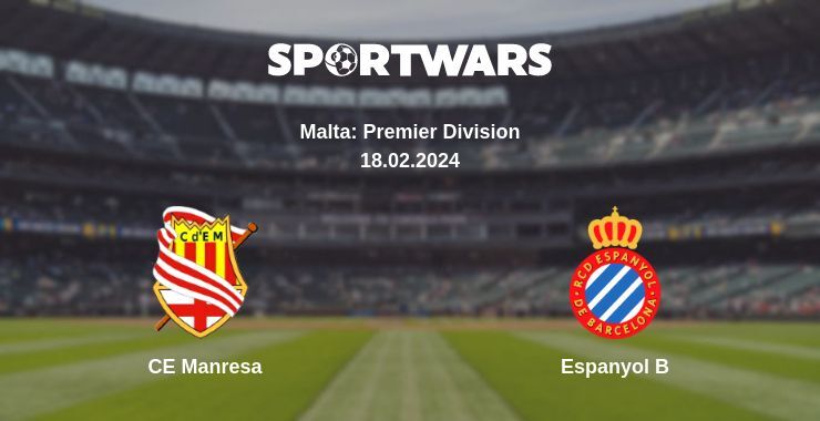 CE Manresa — Espanyol B watch online for free 18.02.2024