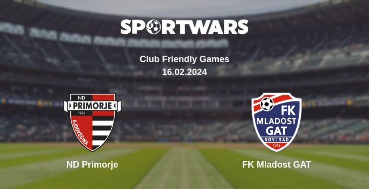 ND Primorje — FK Mladost GAT watch online for free 16.02.2024