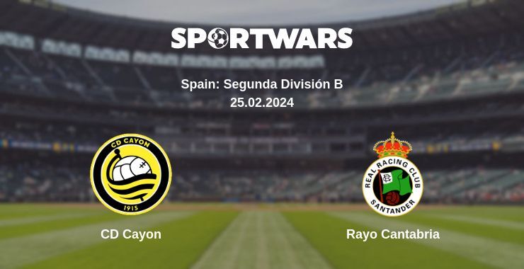 CD Cayon — Rayo Cantabria watch online for free 25.02.2024