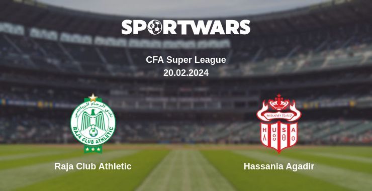 Raja Club Athletic — Hassania Agadir watch online for free 20.02.2024