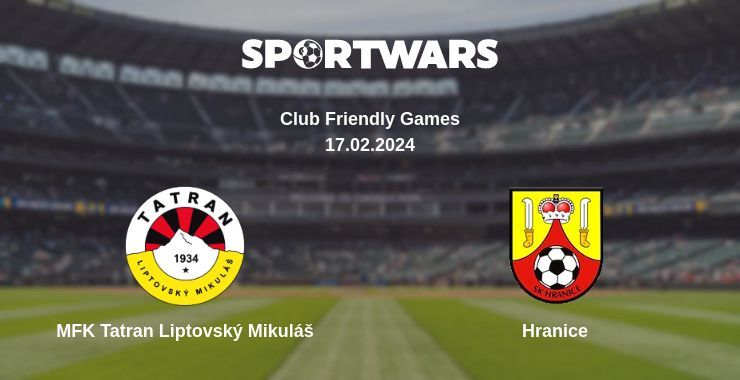 MFK Tatran Liptovský Mikuláš — Hranice watch online for free 17.02.2024