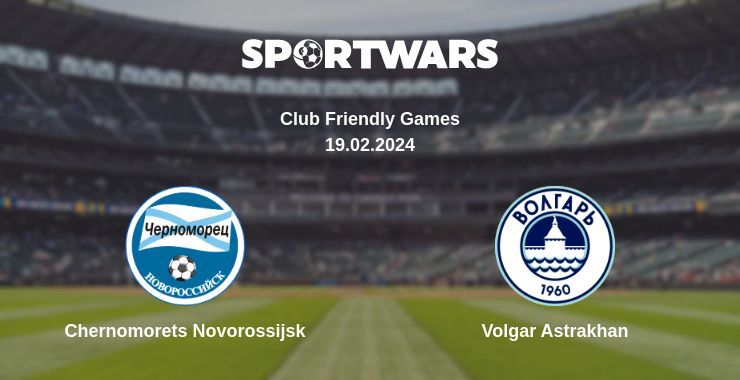 Chernomorets Novorossijsk — Volgar Astrakhan watch online for free 19.02.2024