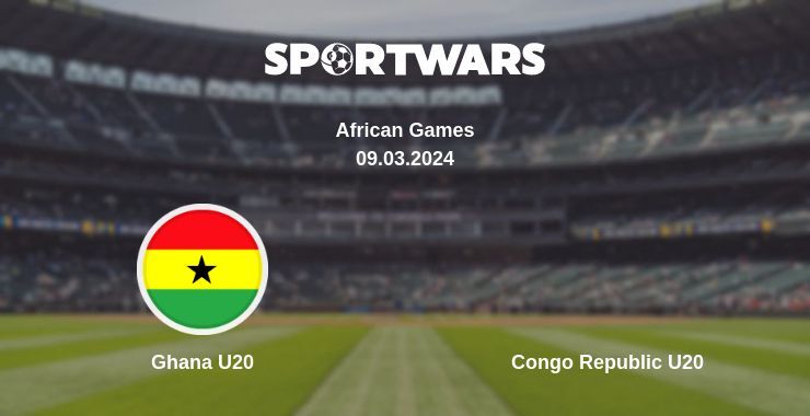 Ghana U20 — Congo Republic U20 watch online for free 09.03.2024