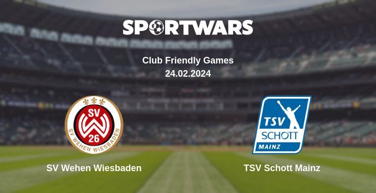 SV Wehen Wiesbaden — TSV Schott Mainz watch online for free 24.02.2024