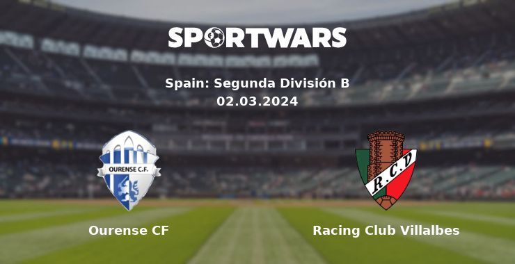 Ourense CF — Racing Club Villalbes watch online for free 02.03.2024