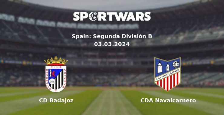 CD Badajoz — CDA Navalcarnero watch online for free 03.03.2024