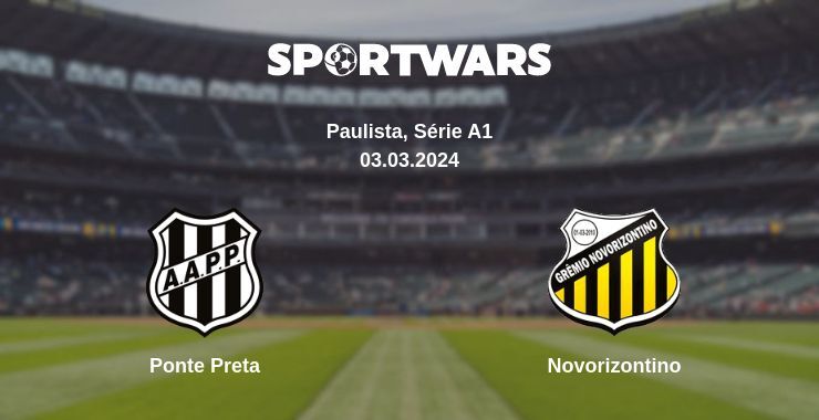 Ponte Preta — Novorizontino watch online for free 03.03.2024