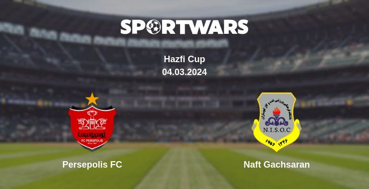 Result of the Persepolis FC — Naft Gachsaran match, 04.03.2024