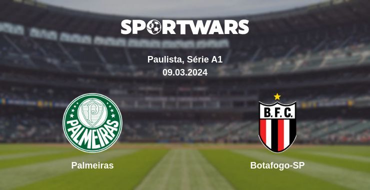 Result of the Palmeiras — Botafogo-SP match, 09.03.2024