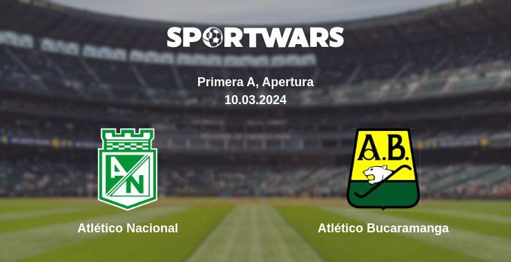 Atlético Nacional — Atlético Bucaramanga watch online for free 10.03.2024