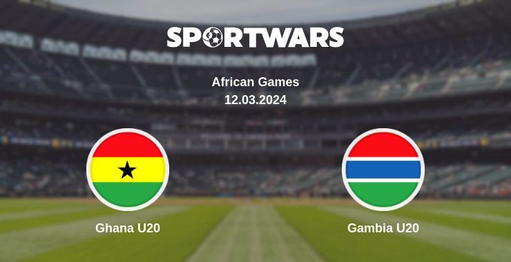 Ghana U20 — Gambia U20 watch online for free 12.03.2024