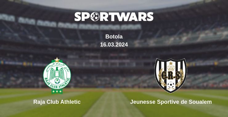 Raja Club Athletic — Jeunesse Sportive de Soualem watch online for free 16.03.2024