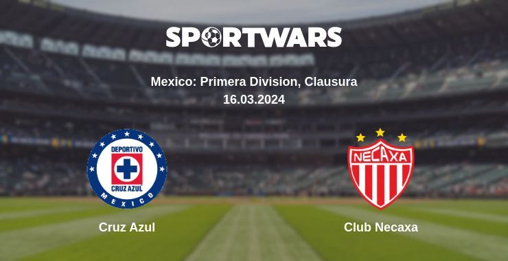 Cruz Azul — Club Necaxa watch online for free 16.03.2024