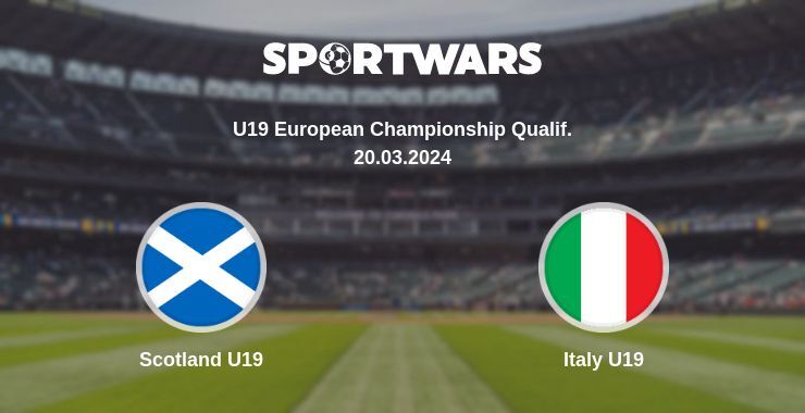 Scotland U19 — Italy U19 watch online for free 20.03.2024