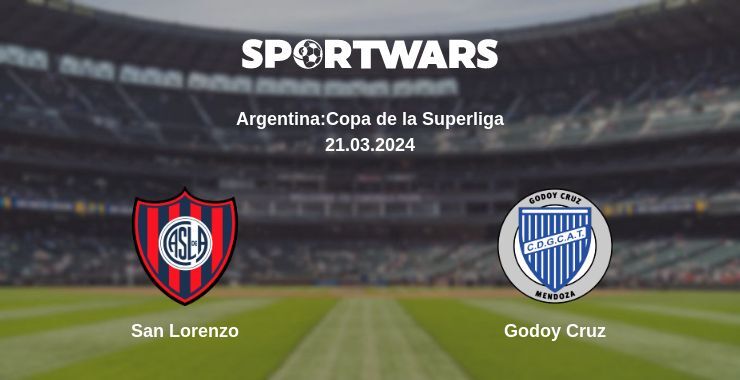 San Lorenzo — Godoy Cruz watch online for free 21.03.2024