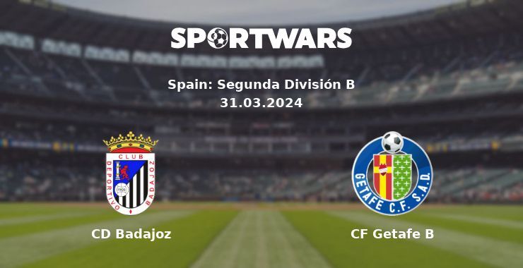 CD Badajoz — CF Getafe B watch online for free 31.03.2024