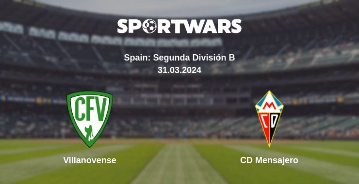 Villanovense — CD Mensajero watch online for free 31.03.2024