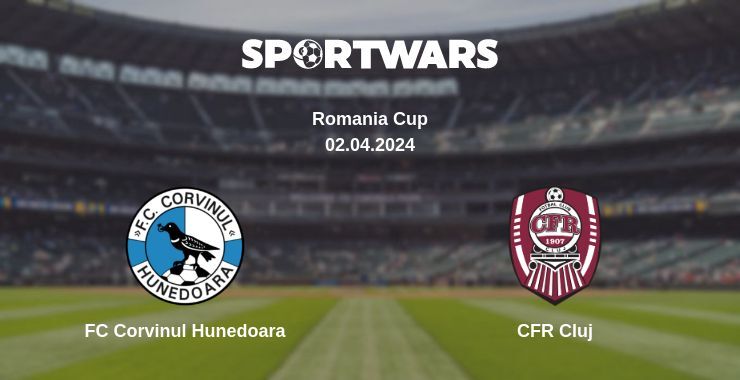 FC Corvinul Hunedoara — CFR Cluj watch online for free 02.04.2024