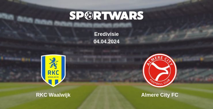 RKC Waalwijk — Almere City FC watch online for free 04.04.2024