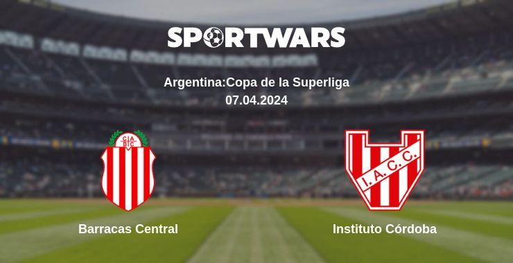 Result of the Barracas Central — Instituto Córdoba match, 07.04.2024