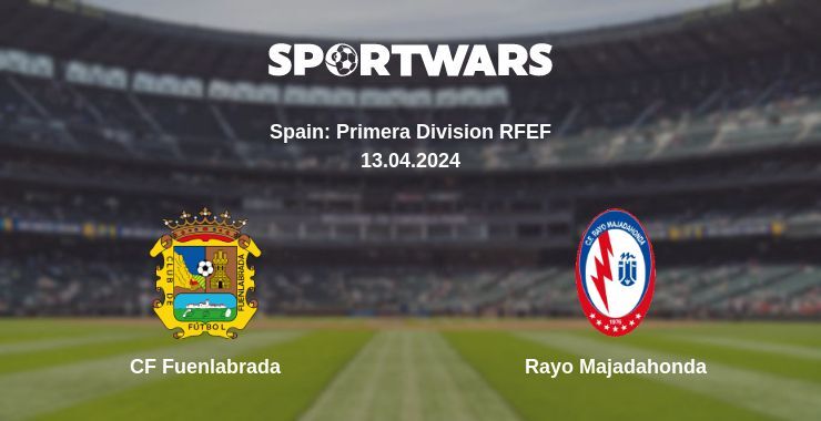 Result of the CF Fuenlabrada — Rayo Majadahonda match, 13.04.2024