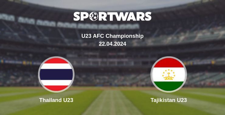 Thailand U23 — Tajikistan U23 watch online for free 22.04.2024