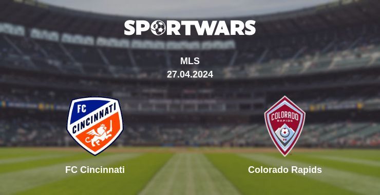 FC Cincinnati — Colorado Rapids watch online for free 27.04.2024