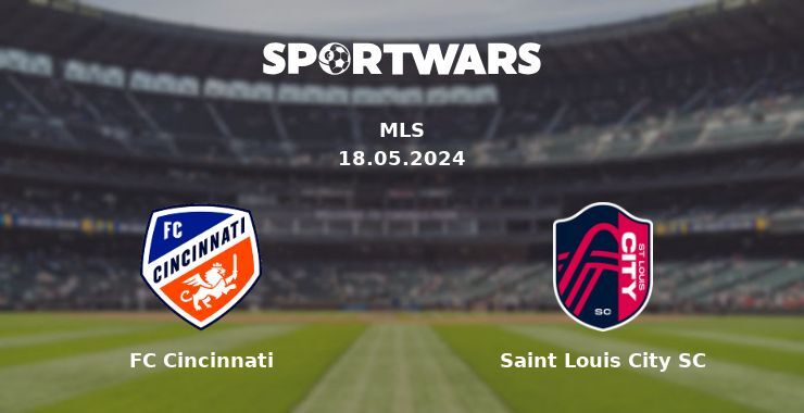 FC Cincinnati — Saint Louis City SC watch online for free 18.05.2024