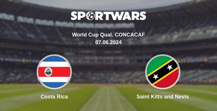 Costa Rica — Saint Kitts and Nevis watch online for free 07.06.2024