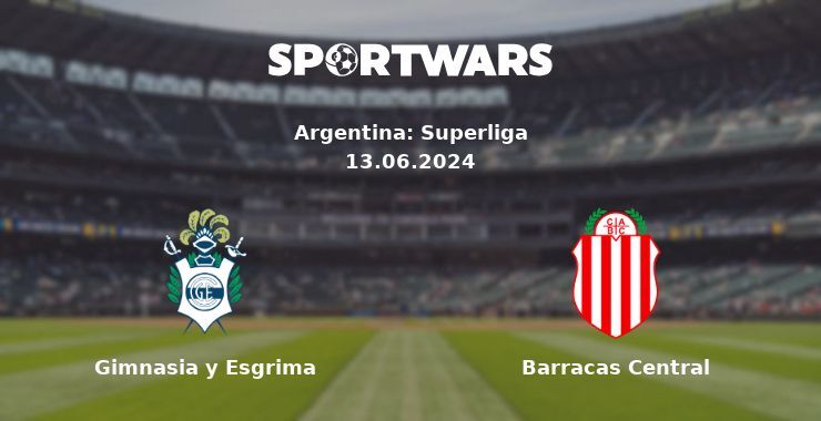 Gimnasia y Esgrima — Barracas Central watch online for free 13.06.2024