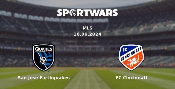 San Jose Earthquakes — FC Cincinnati watch online for free 16.06.2024